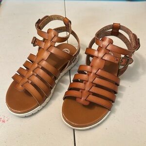Brown sandals size 10.